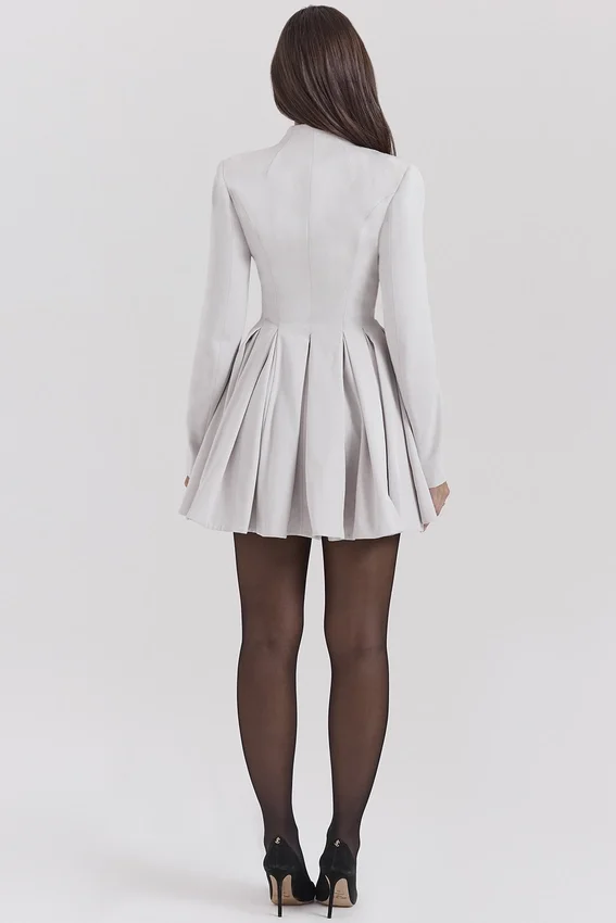 Heiress French Dove Contour Mini Dress Heiress French Dove Contour Mini Dress