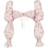 Henrietta Pink Floral Shirred Bralette Top Henrietta Pink Floral Shirred Bralette Top