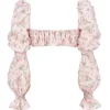 Henrietta Pink Floral Shirred Bralette Top Henrietta Pink Floral Shirred Bralette Top