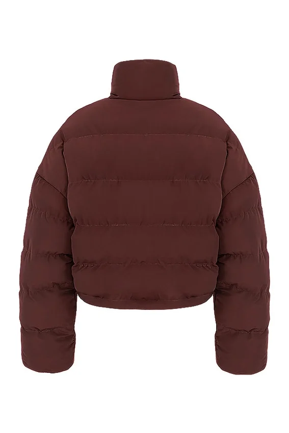Hero Chocolate Oversized C Shape Puffer Jacket Hero Chocolate Oversized C Shape Puffer Jacket