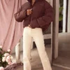 Hero Chocolate Oversized C Shape Puffer Jacket Hero Chocolate Oversized C Shape Puffer Jacket