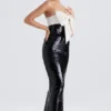 Holly Black Sequin Strapless Bow Dress Holly Black Sequin Strapless Bow Dress