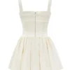 Honor Buttermilk Ribbon Detailed Mini Dress Honor Buttermilk Ribbon Detailed Mini Dress
