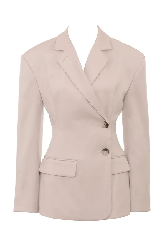 Hudson Beige Hourglass Blazer Hudson Beige Hourglass Blazer