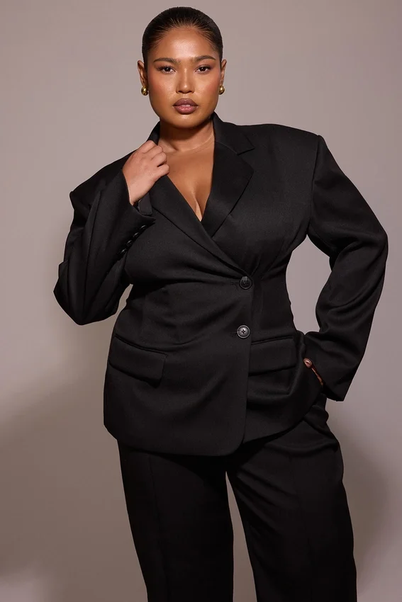 Hudson Black Hourglass Blazer Hudson Black Hourglass Blazer