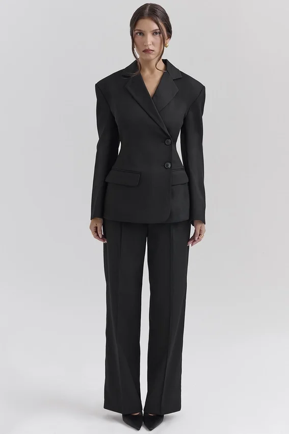 Hudson Black Hourglass Blazer Hudson Black Hourglass Blazer