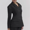Hudson Black Hourglass Blazer Hudson Black Hourglass Blazer