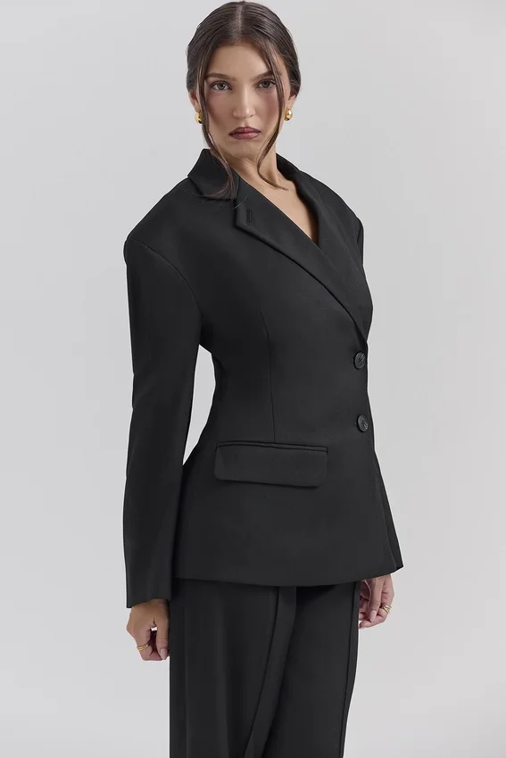 Hudson Black Hourglass Blazer Hudson Black Hourglass Blazer