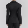 Hudson Black Hourglass Blazer Hudson Black Hourglass Blazer