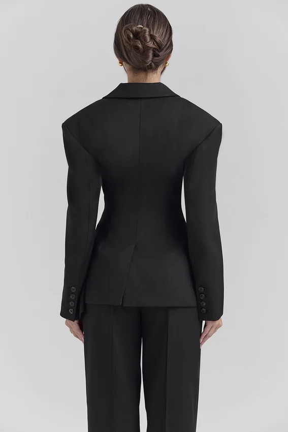 Hudson Black Hourglass Blazer Hudson Black Hourglass Blazer
