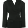 Hudson Black Hourglass Blazer Hudson Black Hourglass Blazer