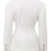 Hudson White Hourglass Blazer