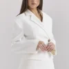 Hudson White Hourglass Blazer