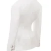 Hudson White Hourglass Blazer