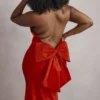 Ilaria Red Bow Halter Dress Ilaria Red Bow Halter Dress