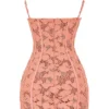 Ilayda Sorbet Embroidered Floral Lace Mini Dress Ilayda Sorbet Embroidered Floral Lace Mini Dress