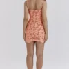 Ilayda Sorbet Embroidered Floral Lace Mini Dress Ilayda Sorbet Embroidered Floral Lace Mini Dress