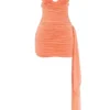 India Sorbet Gathered Mini Dress India Sorbet Gathered Mini Dress