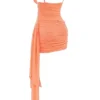 India Sorbet Gathered Mini Dress India Sorbet Gathered Mini Dress