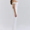 Isis Ivory Satin Corset Maxi Dress Isis Ivory Satin Corset Maxi Dress