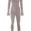 Isis Mink Heavy Chenille Loungewear Jumpsuit Isis Mink Heavy Chenille Loungewear Jumpsuit