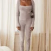 Isis Mink Heavy Chenille Loungewear Jumpsuit Isis Mink Heavy Chenille Loungewear Jumpsuit