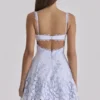 Isla Bluebell Scallop Lace Broderie Anglais Mini Sundress Isla Bluebell Scallop Lace Broderie Anglais Mini Sundress