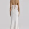 Isorella White Broderie Anglaise Cotton Maxi Skirt Isorella White Broderie Anglaise Cotton Maxi Skirt