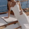 Isorella White Broderie Anglaise Cotton Maxi Skirt Isorella White Broderie Anglaise Cotton Maxi Skirt