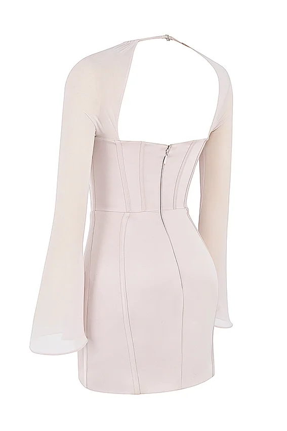 Isra Crystal Satin Corset Mini Dress Isra Crystal Satin Corset Mini Dress