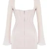 Isra Crystal Satin Corset Mini Dress Isra Crystal Satin Corset Mini Dress