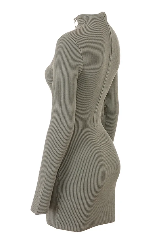 Jada Artichoke Knit Lace Up Dress Jada Artichoke Knit Lace Up Dress