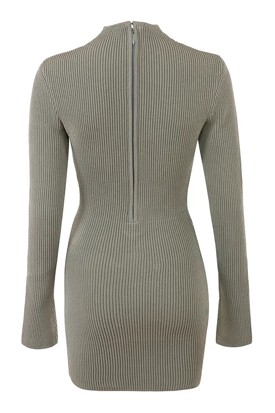 Jada Artichoke Knit Lace Up Dress Jada Artichoke Knit Lace Up Dress