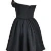 Jadore Black Lace and Satin Strapless Mini Dress Jadore Black Lace and Satin Strapless Mini Dress