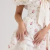 Jaide Stretch Cotton Floral Print Off Shoulder Corset Mini Dress Jaide Stretch Cotton Floral Print Off Shoulder Corset Mini Dress