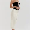 Jaina Black & Vintage Cream Strapless Corset Dress Jaina Black & Vintage Cream Strapless Corset Dress