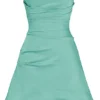 Jasmine Jade Draped Strapless Corset Dress Jasmine Jade Draped Strapless Corset Dress