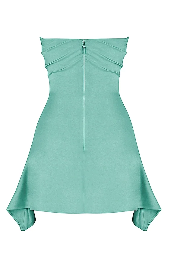 Jasmine Jade Draped Strapless Corset Dress Jasmine Jade Draped Strapless Corset Dress