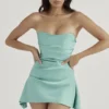 Jasmine Jade Draped Strapless Corset Dress Jasmine Jade Draped Strapless Corset Dress