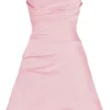 Jasmine Rose Pink Draped Strapless Corset Dress Jasmine Rose Pink Draped Strapless Corset Dress
