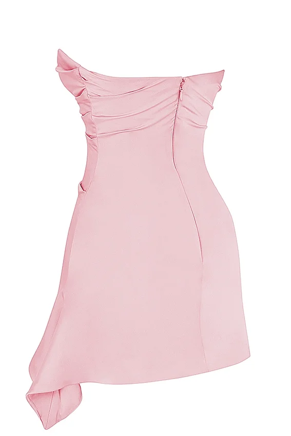 Jasmine Rose Pink Draped Strapless Corset Dress Jasmine Rose Pink Draped Strapless Corset Dress