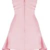 Jasmine Rose Pink Draped Strapless Corset Dress Jasmine Rose Pink Draped Strapless Corset Dress