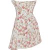 Jasmine Rose Print Draped Corset Dress Jasmine Rose Print Draped Corset Dress