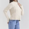 Jasper Cream Chunky Cable Knit Sweater
