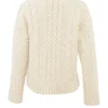 Jasper Cream Chunky Cable Knit Sweater