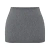 Jessamine Grey A-Line Mini Skirt Jessamine Grey A-Line Mini Skirt