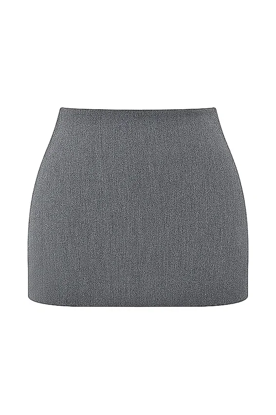 Jessamine Grey A-Line Mini Skirt Jessamine Grey A-Line Mini Skirt
