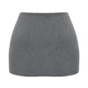 Jessamine Grey A-Line Mini Skirt Jessamine Grey A-Line Mini Skirt