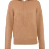 Jionni Camel Cashmere Blend Hoodie Jionni Camel Cashmere Blend Hoodie
