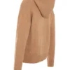Jionni Camel Cashmere Blend Hoodie Jionni Camel Cashmere Blend Hoodie